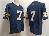Men's Notre Dame Fighting Irish #7 Audric Estime Navy Limited Stitched Jersey,baseball caps,new era cap wholesale,wholesale hats